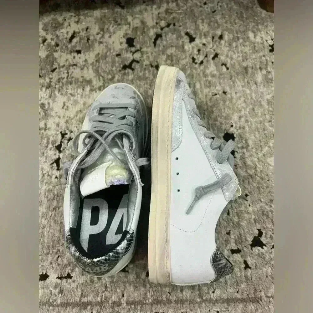 P448 John White / Wasabi Sneakers - Picture 5 of 10